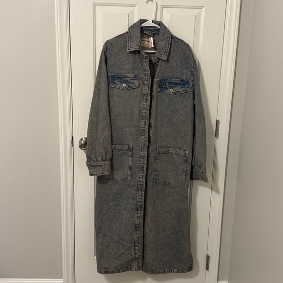 Free People Anna Lou Denim Duster
Sz M NWT - Picture 2 of 7